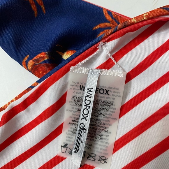 NWT Wildfox Crabby Stripe Reversible Bikini Bottom - Picture 10 of 13